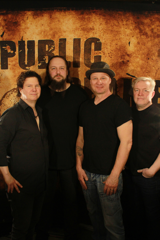 Public Shame keikka Frisbeegolf MM kisat 2024 - Ukkohalla